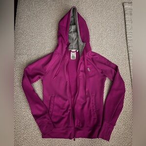 Adidas Women's Magenta Zip-Up Hoodie